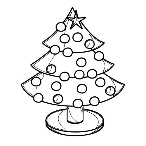 Kolorowanka malutka choineczka